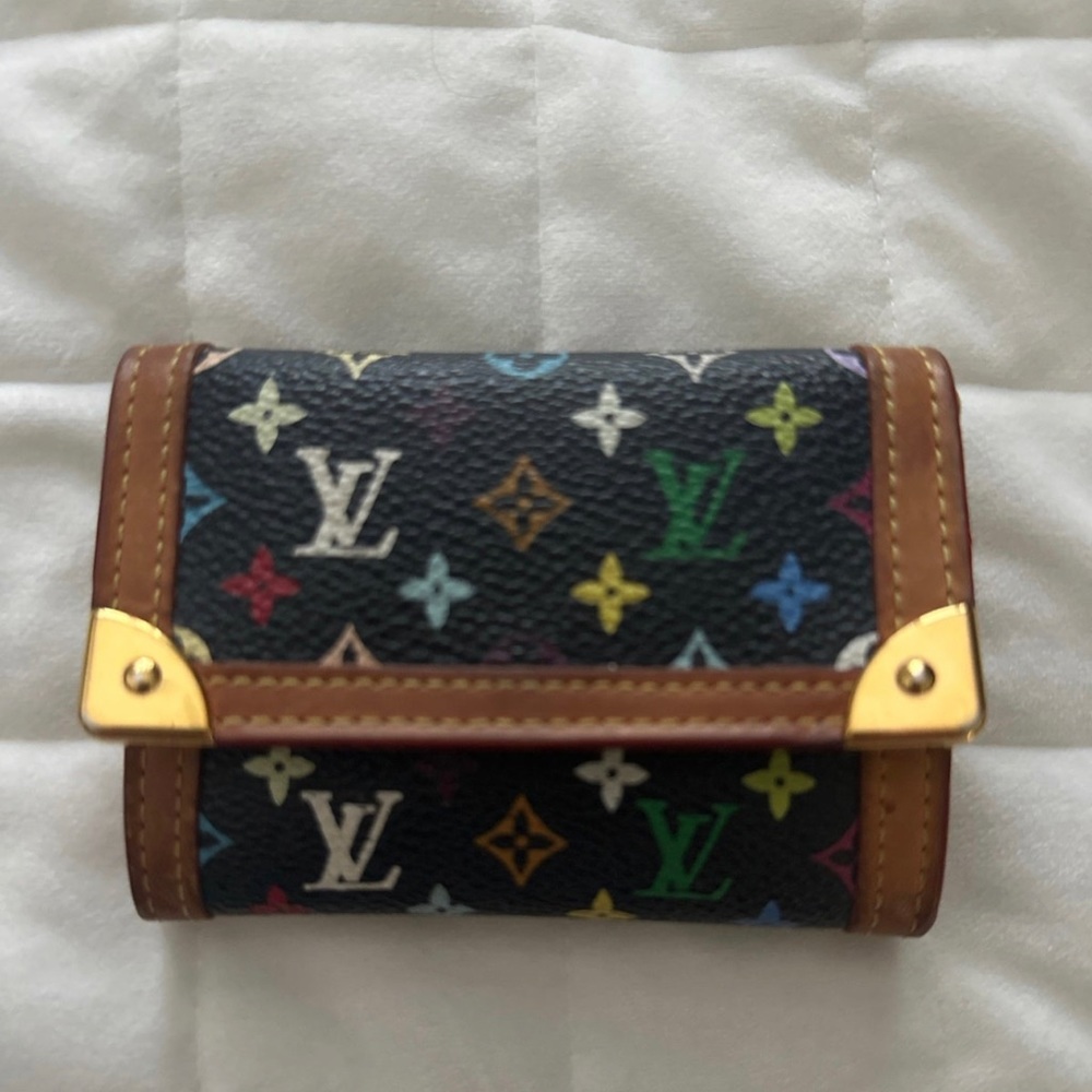 Louis Vuitton Multicolore Monogram Pattern Coated Canvas Card Case